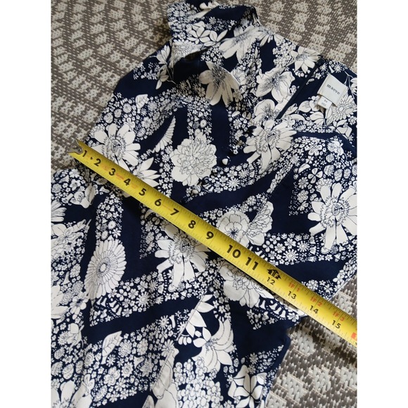 Maeve Cecily Dress Womens XS Fit Flare Sweetheart Blue‎ White Coquette Romantic - Picture 9 of 12